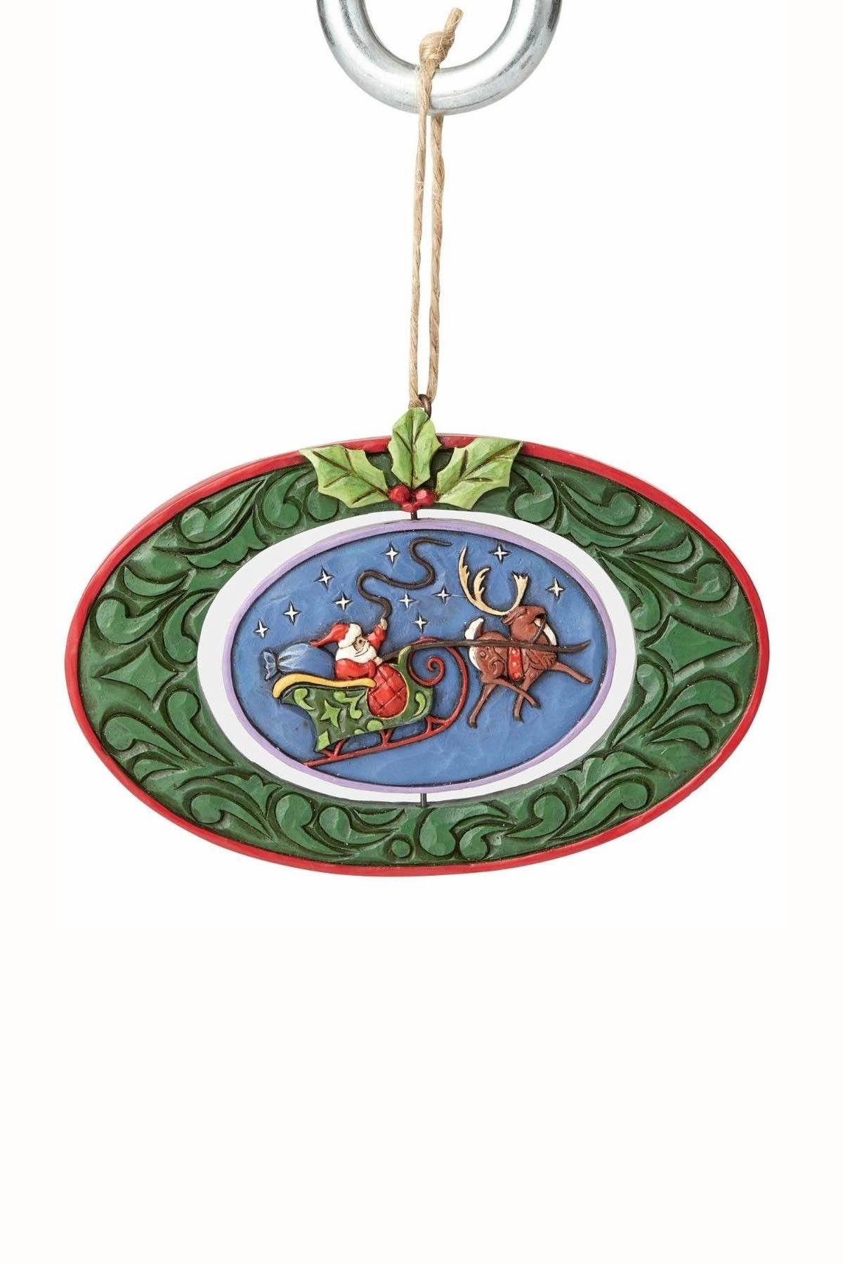 Jim Shore Heartwood Creek 'Twas the Night Rotating/Hanging Ornament
