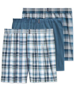 Jockey 3-pk. Woven Boxers Blue thumbnail 1