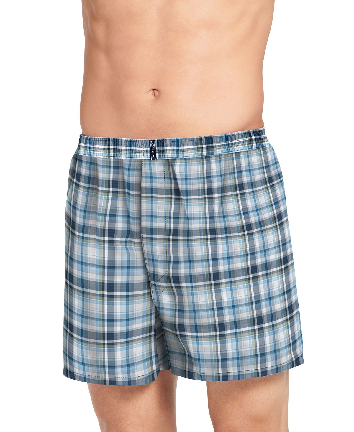 Jockey 3-pk. Woven Boxers Blue
