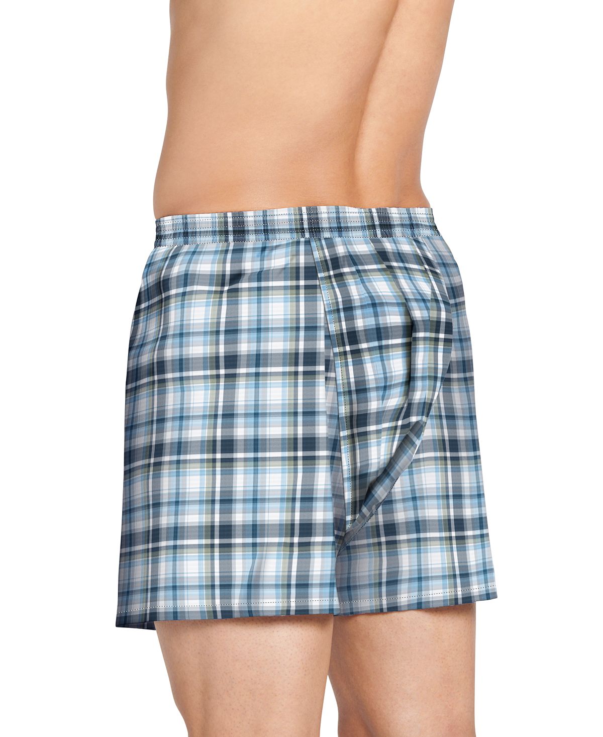 Jockey 3-pk. Woven Boxers Blue