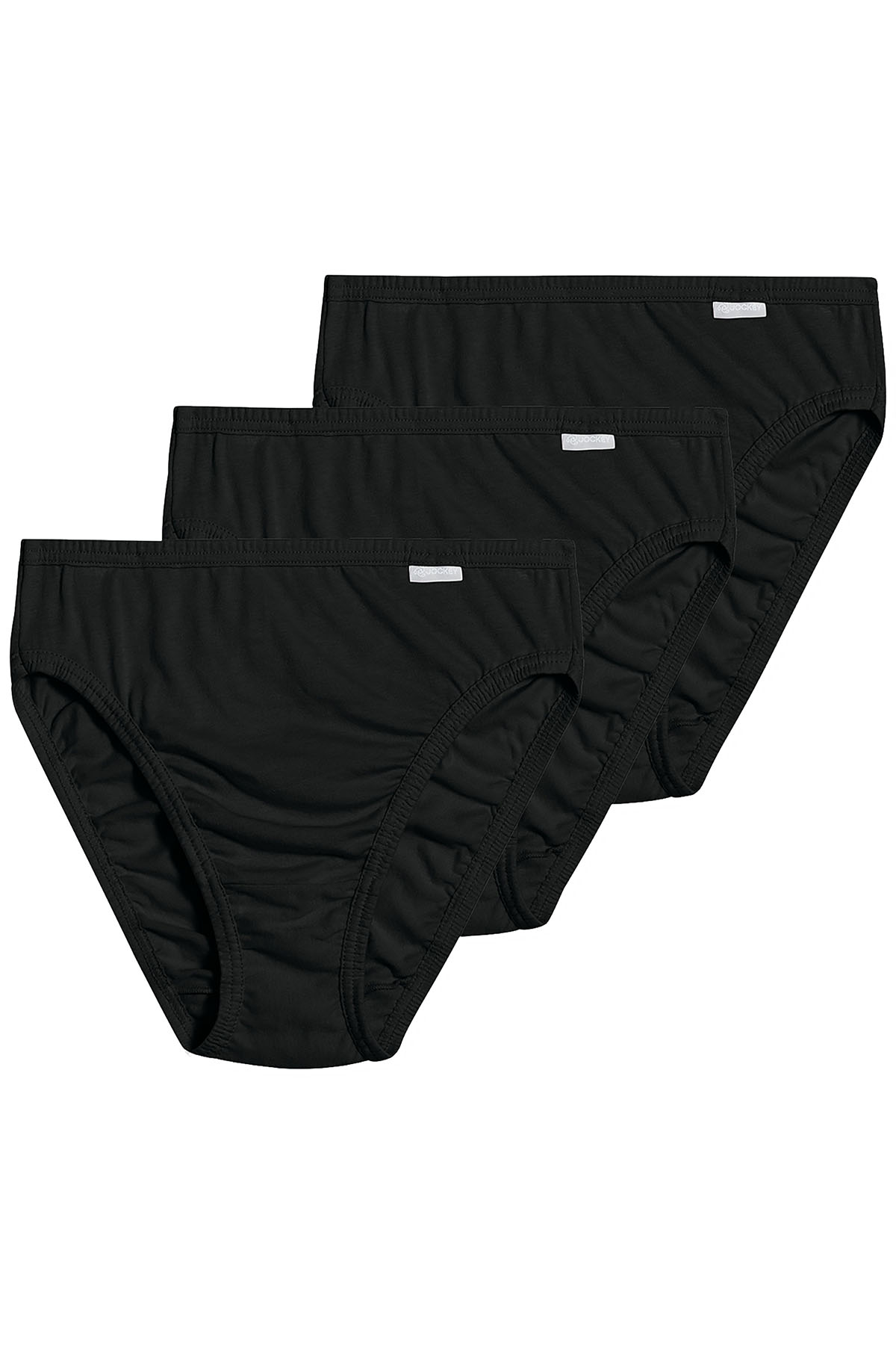 Jockey Black Elance Classic French-Cut Brief 3-Pack