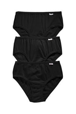 Jockey Black Elance Cotton Hipster 3-Pack thumbnail 2