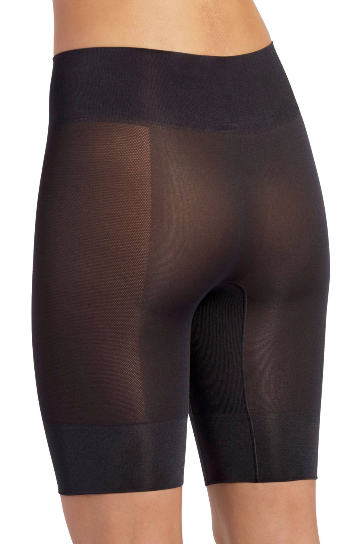 Jockey Black Mid-Length Skimmies Wicking Slip-Short