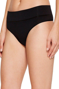 Jockey Black Natural-Beauty™ Smoothing Thong thumbnail 3