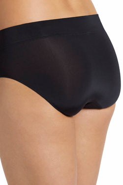 Jockey Black No-VPL Wide-Waistband Hipster Panty thumbnail 4