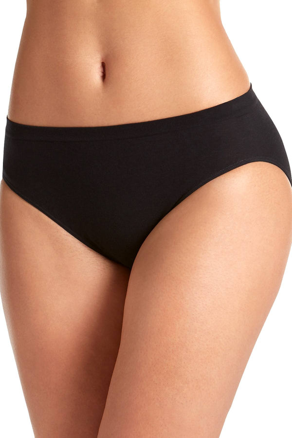Jockey Black Seamfree French-Cut Comfies Brief