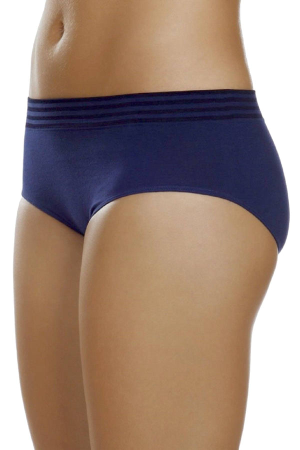 Jockey Blue-Dahlia Cotton Seamfree Modern-Fit Hipster