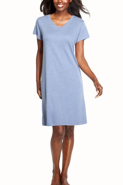 Jockey Chambray Short-Sleeve Sleepshirt thumbnail 2