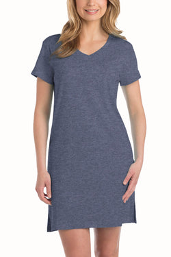 Jockey Chambray Short-Sleeve Sleepshirt thumbnail 1