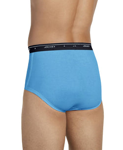 Jockey Classic Collection Full-rise Briefs 4-pack Blue thumbnail 3