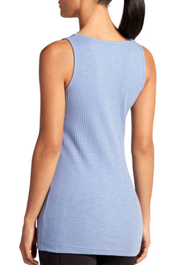 Jockey Colony Blue Elance Stretch Ribbed Tank Top thumbnail 2