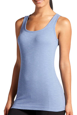 Jockey Colony Blue Elance Stretch Ribbed Tank Top thumbnail 1