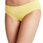 Jockey Crystal-Yellow Seamfree Matte-and-Shine Comfies Hi-Cut Brief