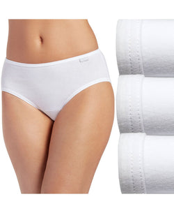 Jockey Elance Hipster 3 Pack in White thumbnail 2