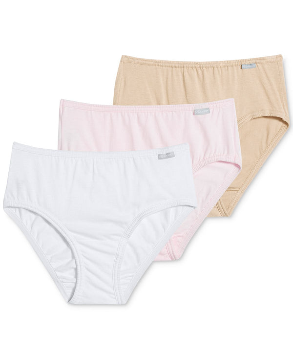 Jockey Elance Hipster Underwear 3 Pack 1482 1488 Also Available In Plus Sizes Ivory/Sand/Pink Pearl