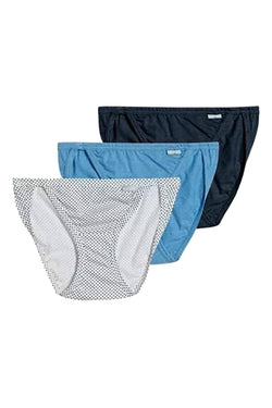 Jockey Elance String Bikini 3 Pack in Deep Blue Dot thumbnail 4