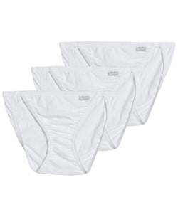 Jockey Elance String Bikini 3 Pack in White thumbnail 2