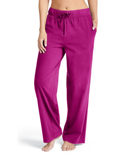 Jockey Everyday Essentials Cotton Pajama Pants Fuschia