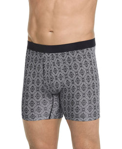 Jockey Flex 365 Modal Stretch Boxer Brief 3 Pack Blue Jay/Shibori Stitch/Black thumbnail 3