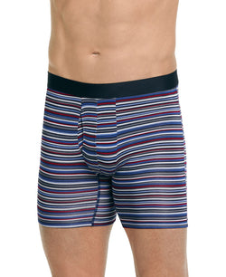 Jockey Flex 365 Modal Stretch Boxer Brief 3 Pack True Navy/Summer Stripe/Imperial Red thumbnail 3