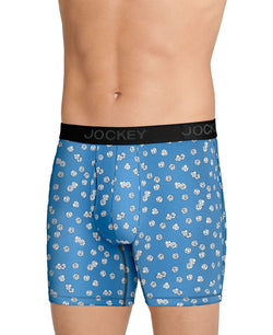 Jockey Flex 365 Printed Stretch Boxer Briefs Winners Luck thumbnail 1