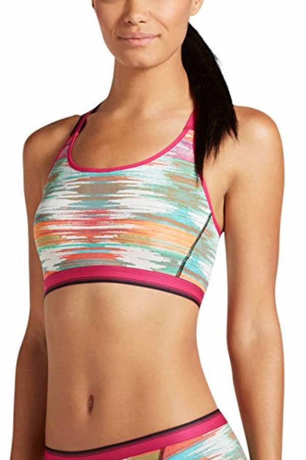 Jockey Fuchsia Sporties Mesh Crop-Top Bralette