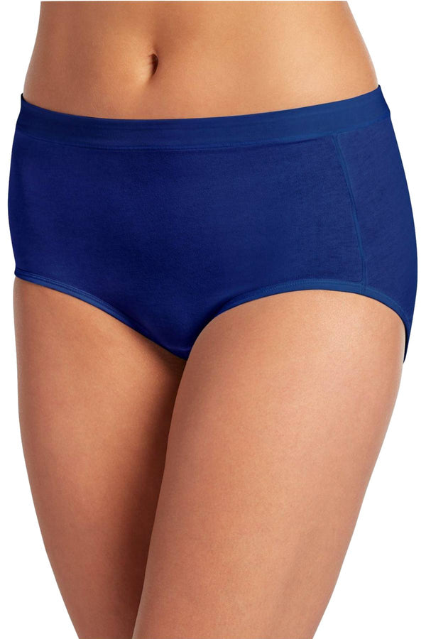 Jockey Gaileo-Blue Cotton-Stretch High-Rise Brief