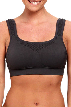 Jockey Iron Grey High Impact Seamless Sports Bra thumbnail 2
