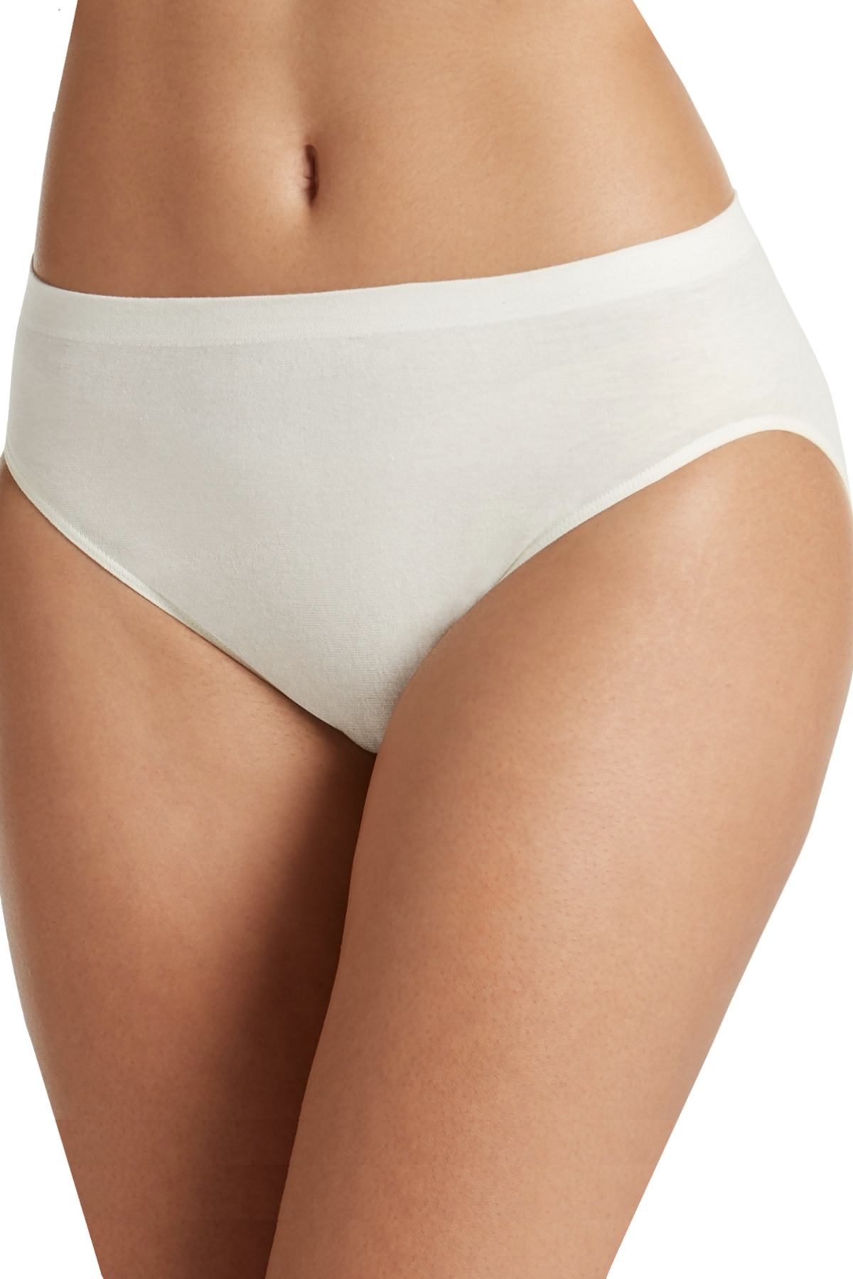 Jockey Ivory Comfies French-Cut Seamfree Cotton-Stretch Brief