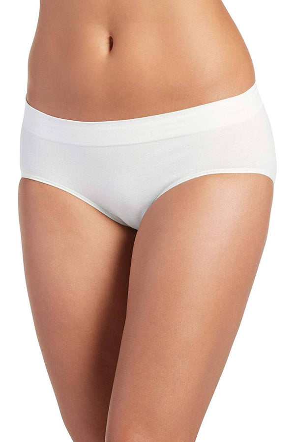 Jockey Ivory-Pearl Cotton Seamfree Modern-Fit Hipster
