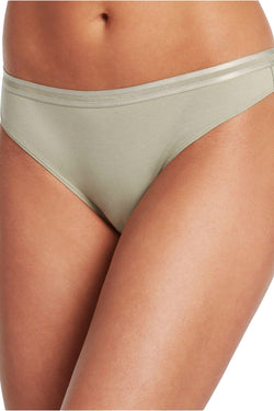 Jockey Light Linen-Green Cotton Allure Thong thumbnail 2