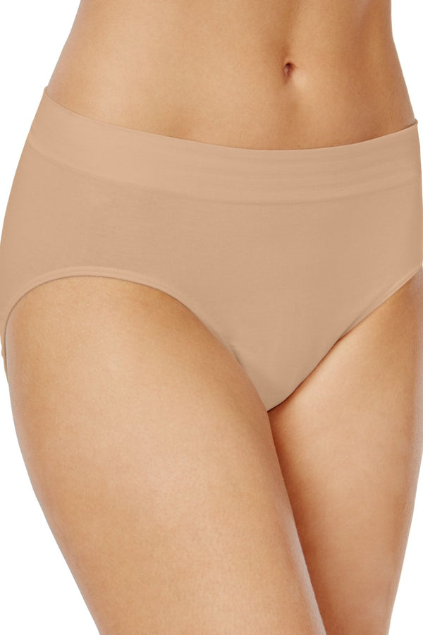 Jockey Light-Tan Cotton Seamless High-Cut Brief