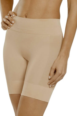 Jockey Light-Tan Mid-Length Skimmies Wicking Slip-Short thumbnail 2