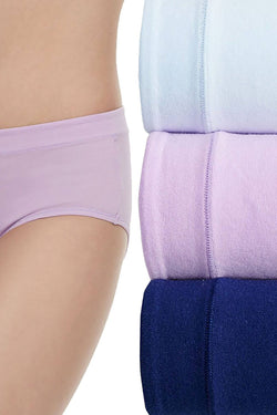 Jockey Lilac/Blue-Assorted Elance Stretch Hipster 3-Pack thumbnail 3