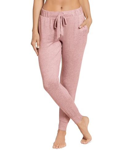 Jockey Luxe Lounge Ribbed Sleepwear Jogger Pants Ballet Slipper