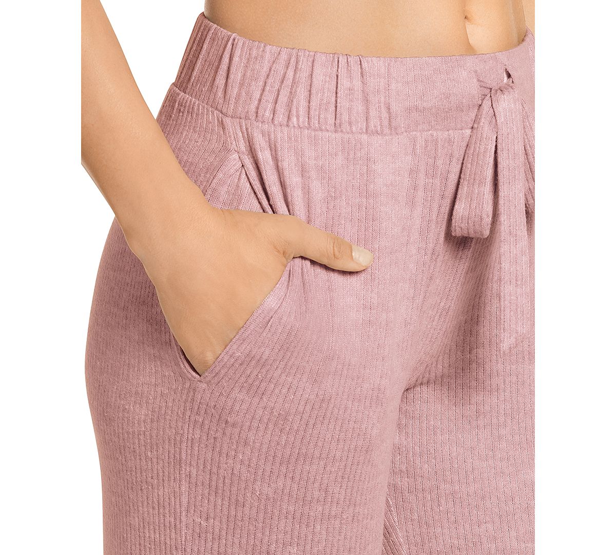 Jockey Luxe Lounge Ribbed Sleepwear Jogger Pants Ballet Slipper