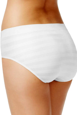 Jockey Matte/Shine Seamfree Hipster in White thumbnail 1