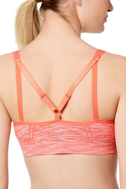 Jockey Melon-Pink Seamfree Medium-Impact Sports Bra thumbnail 2