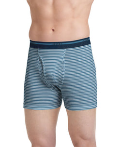 Jockey Men’s Classic 3 Pack Cotton Boxer Briefs Blue thumbnail 2