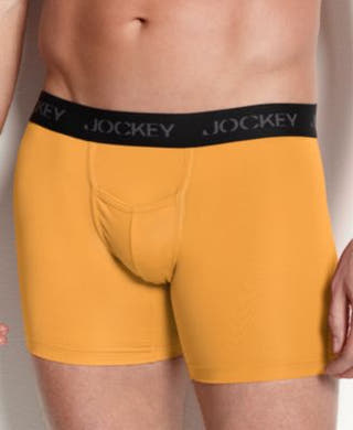 Jockey Mens Sport Microfiber Boxer B Gold Medal