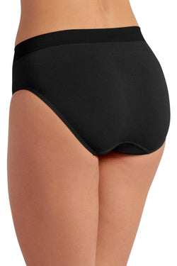 Jockey Modern Micro Hi-Cut Seamfree Hipster in Black thumbnail 2