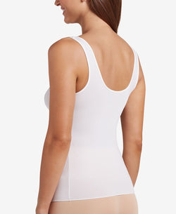 Jockey No Panty Line Tactel Lace Trim Camisole 2325 Ivory thumbnail 2