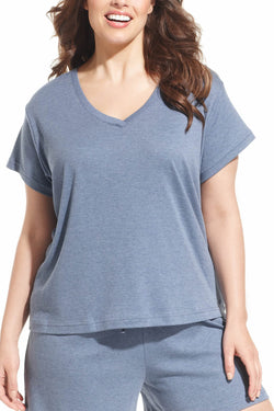 Jockey PLUS Chambray Sleep Tee & Boxer Set thumbnail 3