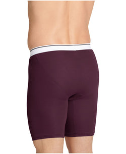 Jockey Pouch Midway Boxer Briefs Pack Of 2 Purple, Black thumbnail 2