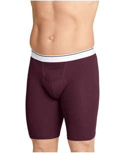 Jockey Pouch Midway Boxer Briefs Pack Of 2 Purple, Black thumbnail 3