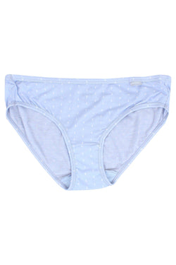 Jockey Powder-Blue Raining-Dot Printed Elance Supersoft Bikini Brief thumbnail 2