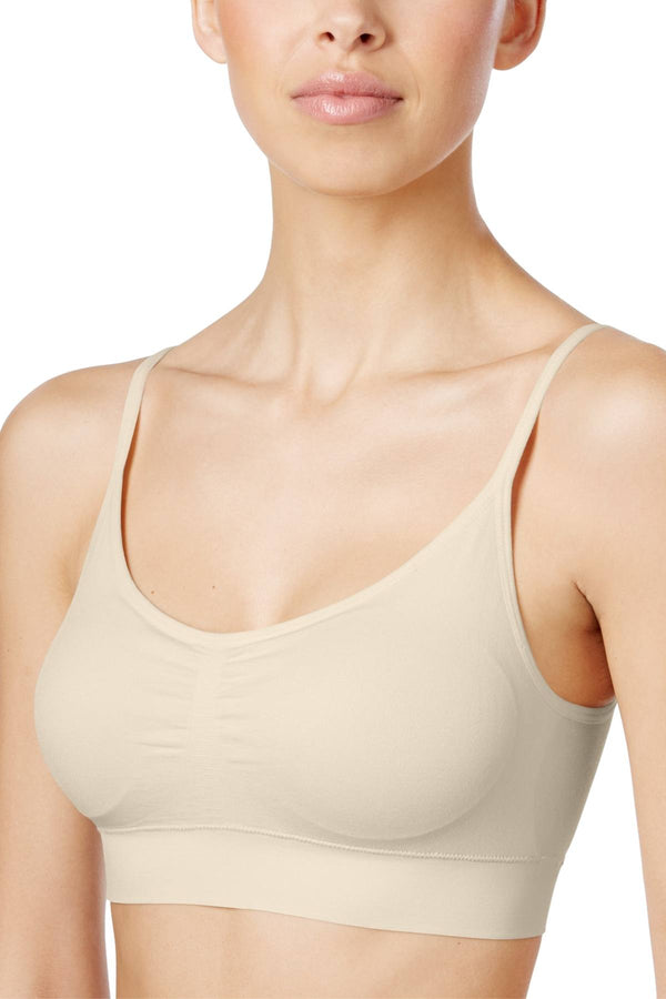 Jockey Sandy-Shimmer Modern Micro Seamfree Crop-Top Bralette
