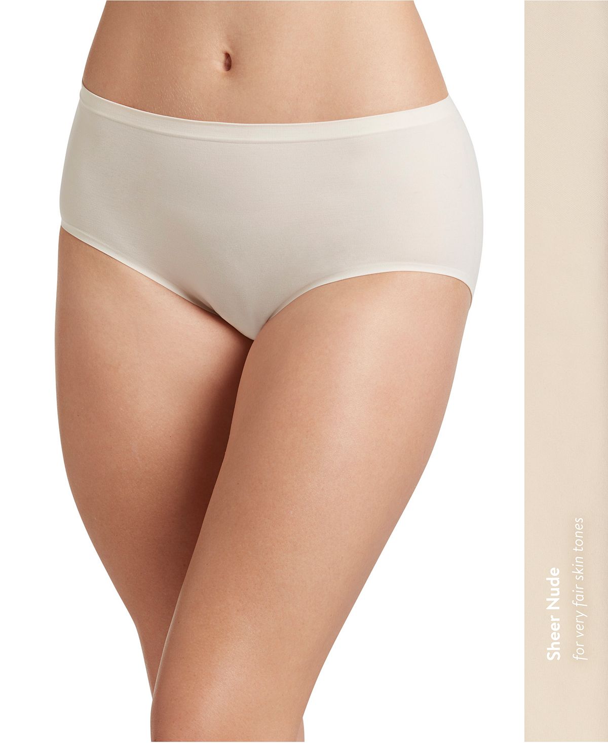 Jockey Seamfree Air Modern Brief Underwear 2148 Also Available In Extended Sizes Sheer Nude (Nude 5)