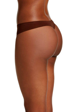 Jockey Seamfree Air Thong in Espresso thumbnail 2