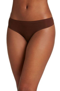 Jockey Seamfree Air Thong in Espresso thumbnail 1